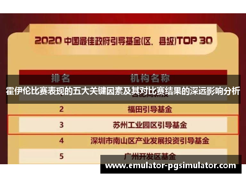 霍伊伦比赛表现的五大关键因素及其对比赛结果的深远影响分析 霍伊伦比赛表现的五大关键因素及其对比赛结果的深远影响分析